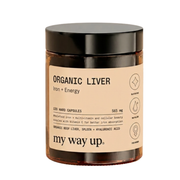my way up Organic Liver - Iron + Energy 120 Hard Cupsules
