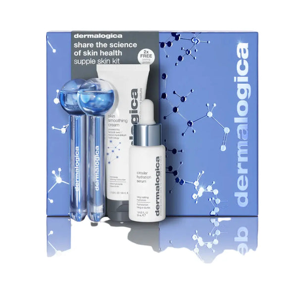 Dermalogica Supple Skin Kit 2023 (2 full size + 1 set of cooling globes) Dermalogica