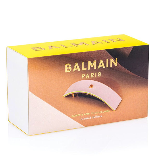 Balmain Limited Edition Large Barrette Tan SS22 - Beauty Affairs2