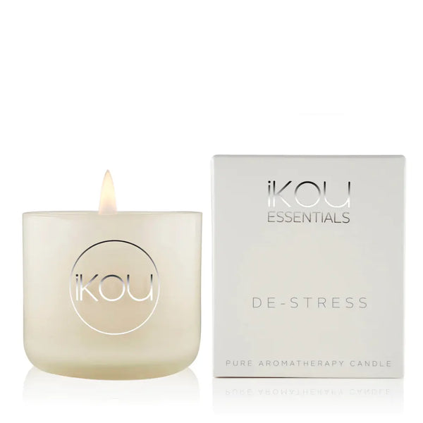 iKOU Aromatherapy Candle Glass De-Stress (Small) - Beauty Affairs